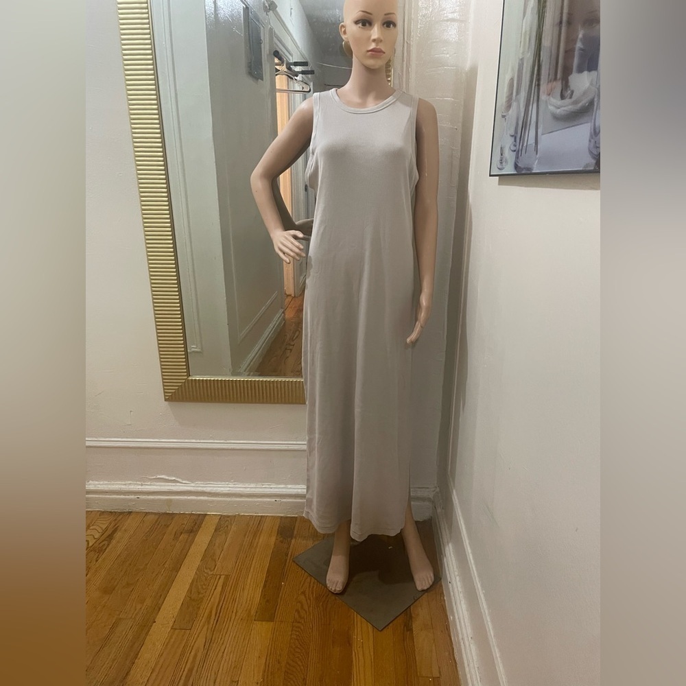 Universal Thread Cream Sleeveless Maxi Dress